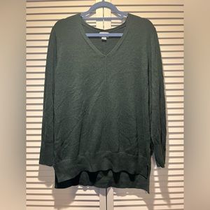 OLD NAVY V-Neck Sweater, Green, XL